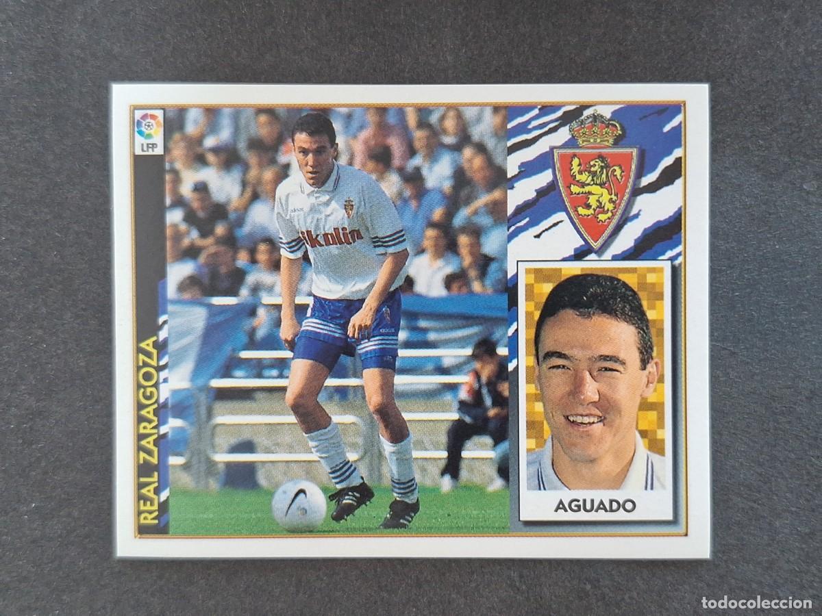 Figurine di Calcio: L4 AGUADO REAL ZARAGOZA LIGA ESTE 1997 1998 97 98 NUNCA PEGADO SIN PEGAR