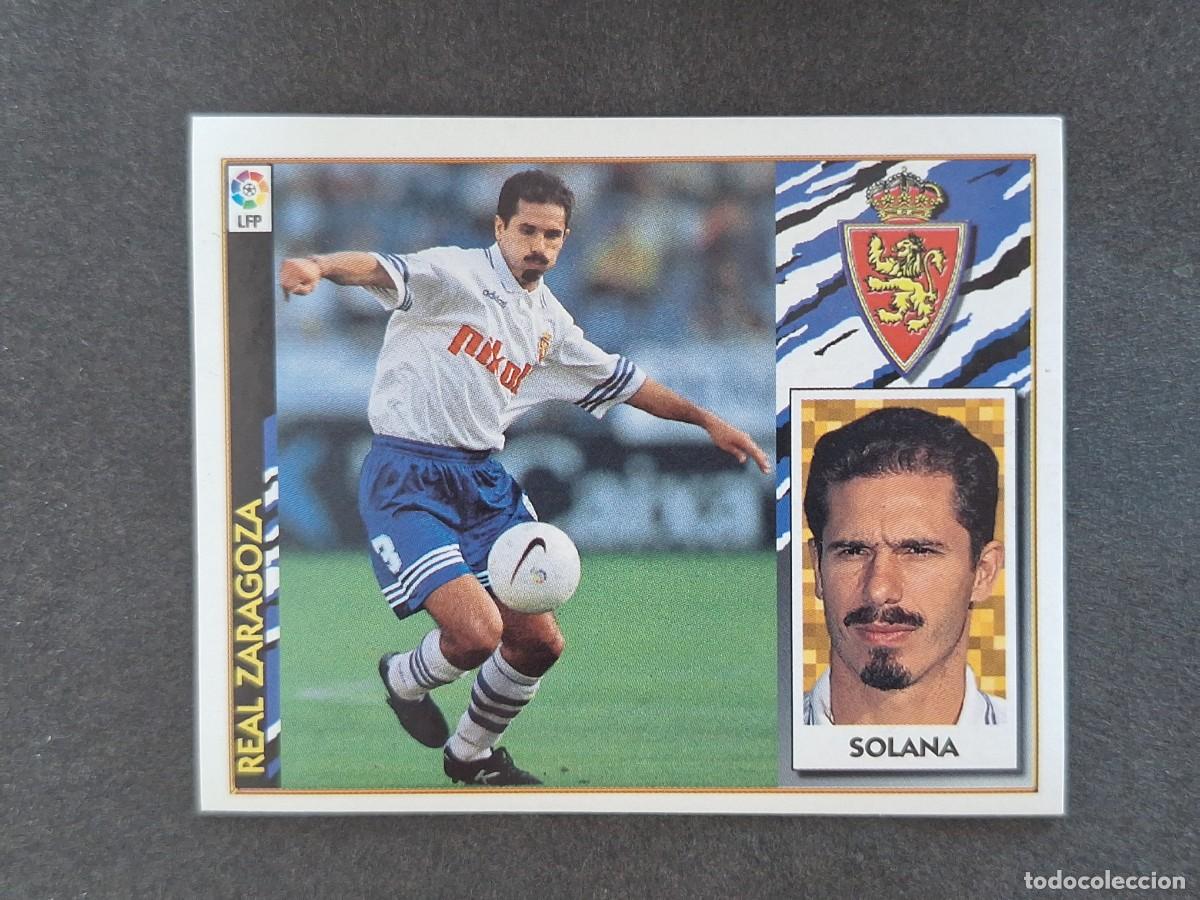 Figurine di Calcio: L4 SOLANA REAL ZARAGOZA LIGA ESTE 1997 1998 97 98 NUNCA PEGADO SIN PEGAR