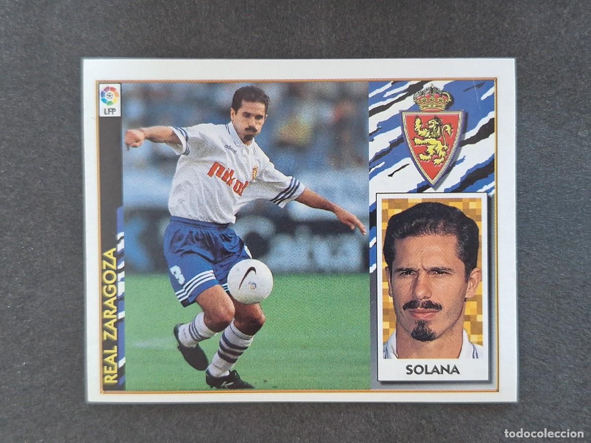 Figurine di Calcio: L4 SOLANA REAL ZARAGOZA LIGA ESTE 1997 1998 97 98 NUNCA PEGADO SIN PEGAR