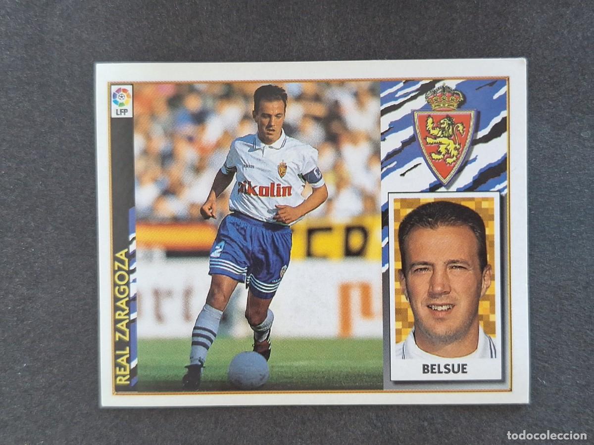 Figurine di Calcio: L4 BELSUE REAL ZARAGOZA LIGA ESTE 1997 1998 97 98 NUNCA PEGADO SIN PEGAR