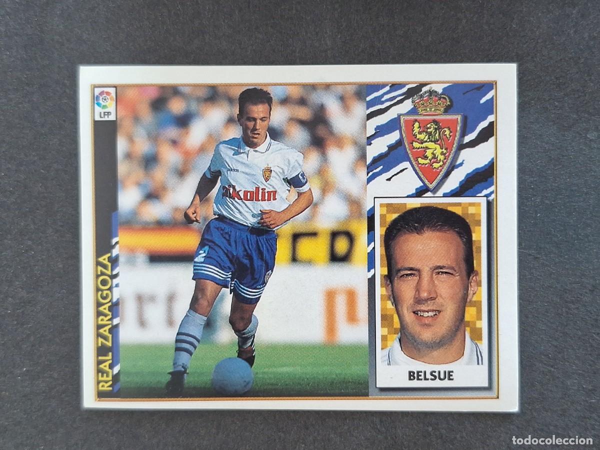 Figurine di Calcio: L4 BELSUE REAL ZARAGOZA LIGA ESTE 1997 1998 97 98 NUNCA PEGADO SIN PEGAR