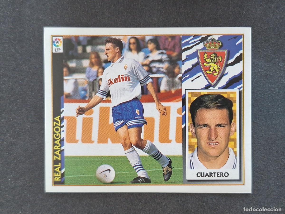 Figurine di Calcio: L4 CUARTERO REAL ZARAGOZA LIGA ESTE 1997 1998 97 98 NUNCA PEGADO SIN PEGAR