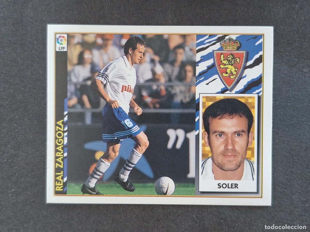 Figurine di Calcio: L4 SOLER REAL ZARAGOZA LIGA ESTE 1997 1998 97 98 NUNCA PEGADO SIN PEGAR