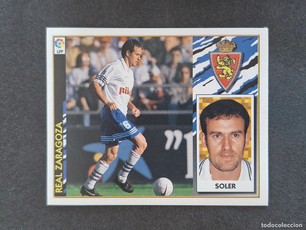 Figurine di Calcio: L4 SOLER REAL ZARAGOZA LIGA ESTE 1997 1998 97 98 NUNCA PEGADO SIN PEGAR