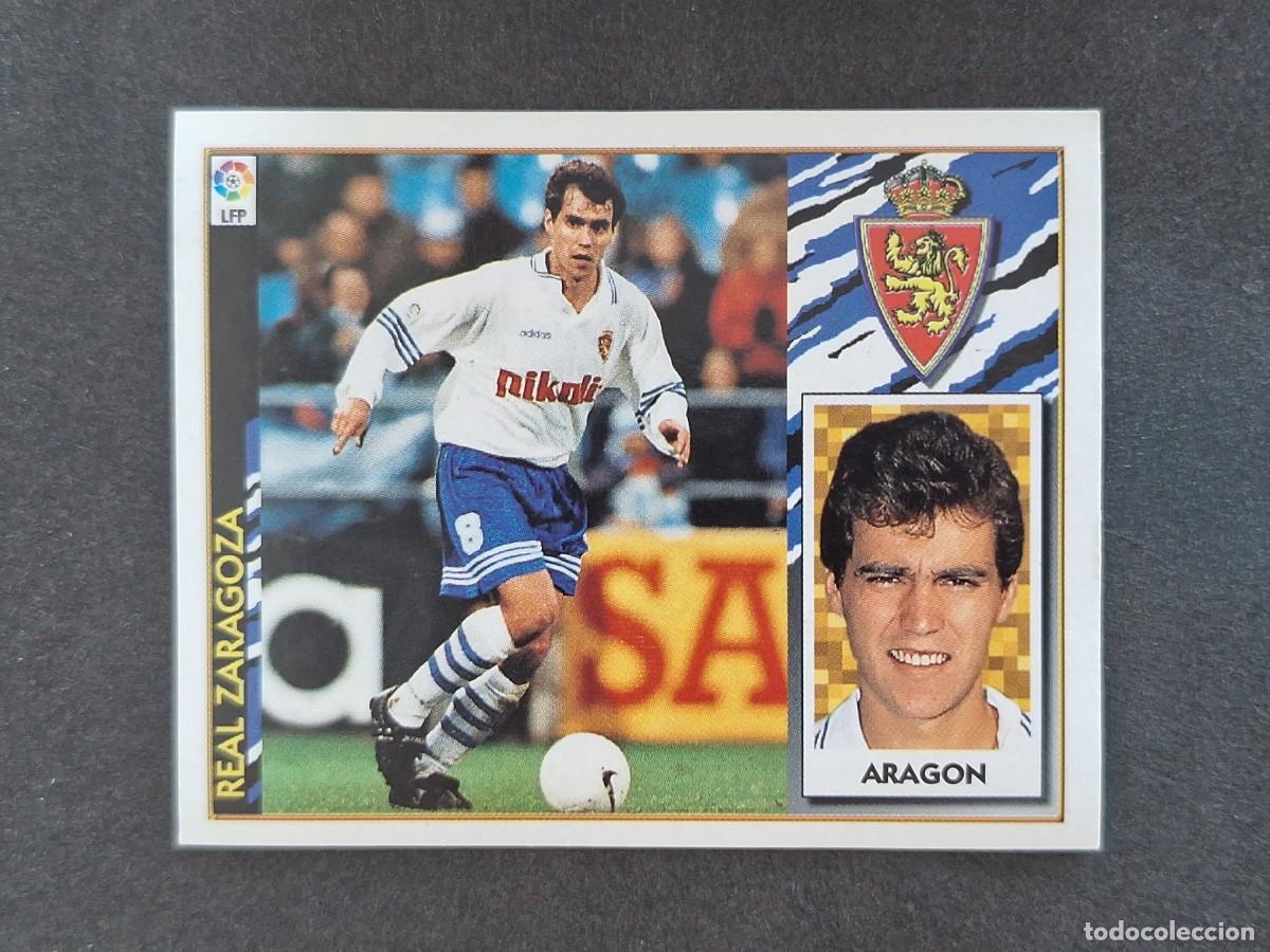 Figurine di Calcio: L4 ARAGON REAL ZARAGOZA LIGA ESTE 1997 1998 97 98 NUNCA PEGADO SIN PEGAR