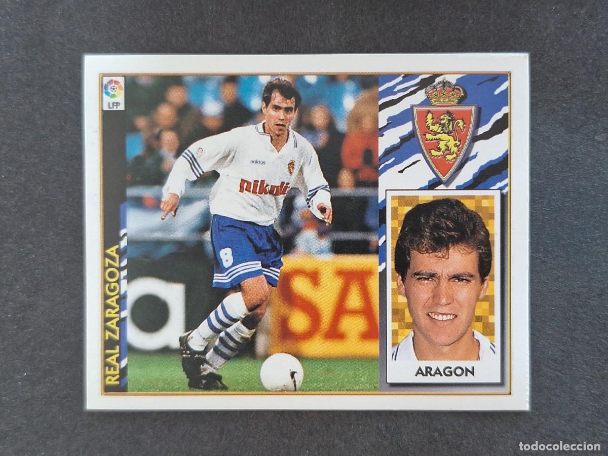 Figurine di Calcio: L4 ARAGON REAL ZARAGOZA LIGA ESTE 1997 1998 97 98 NUNCA PEGADO SIN PEGAR