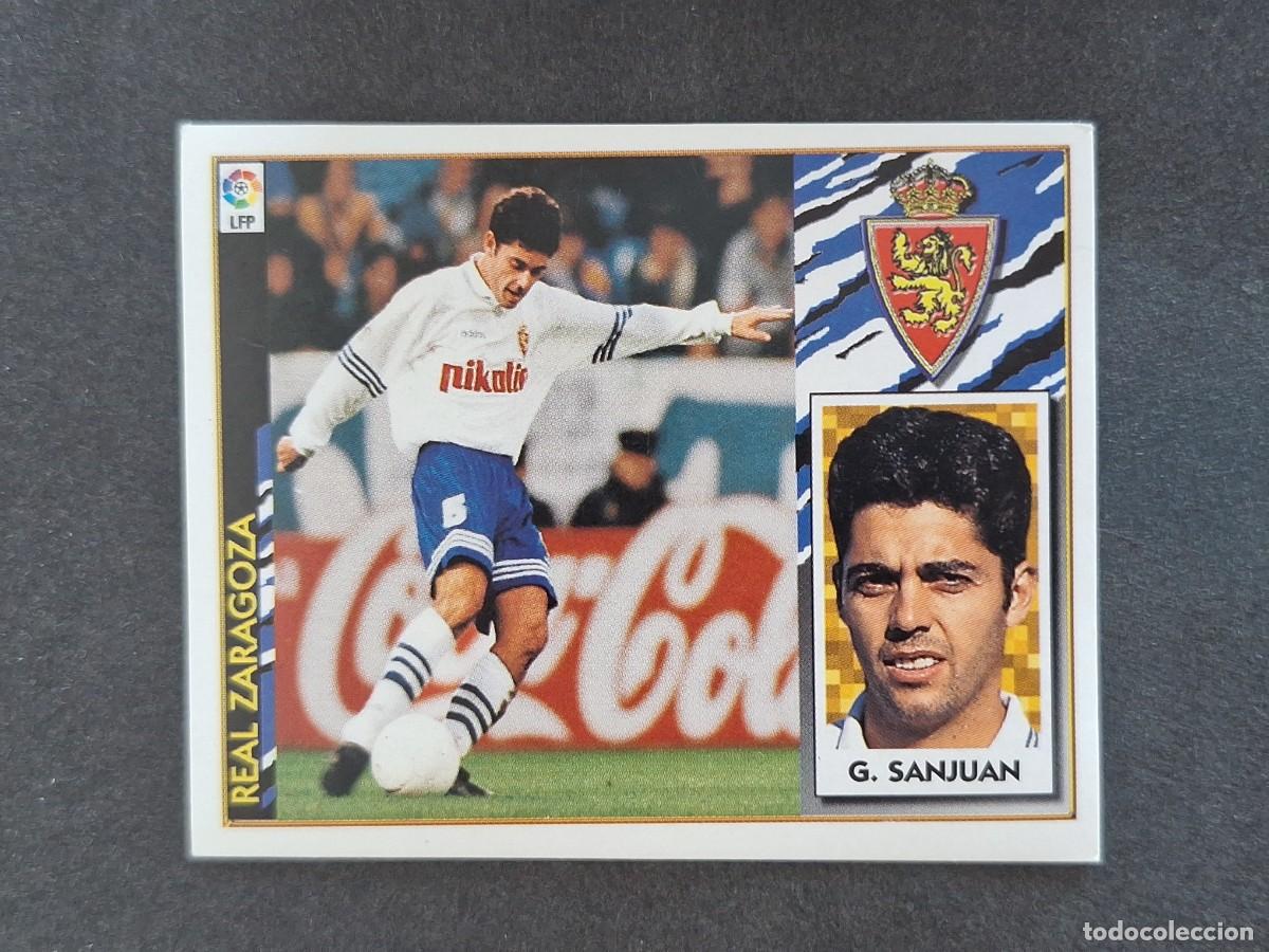 Figurine di Calcio: L4 GARCIA SANJUAN REAL ZARAGOZA LIGA ESTE 1997 1998 97 98 NUNCA PEGADO SIN PEGAR