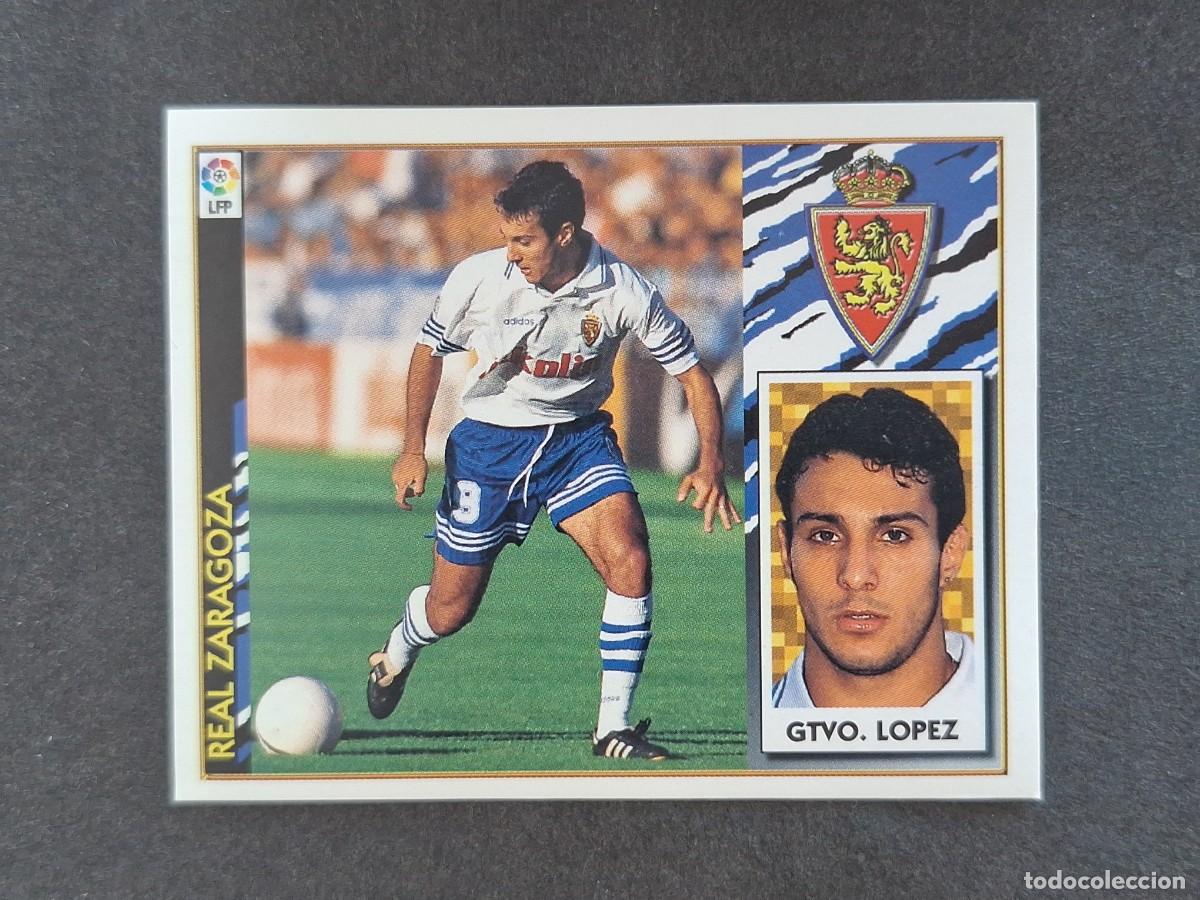Cartes &agrave; collectionner de Football: L4 GUSTAVO LOPEZ REAL ZARAGOZA LIGA ESTE 1997 1998 97 98 NUNCA PEGADO SIN PEGAR