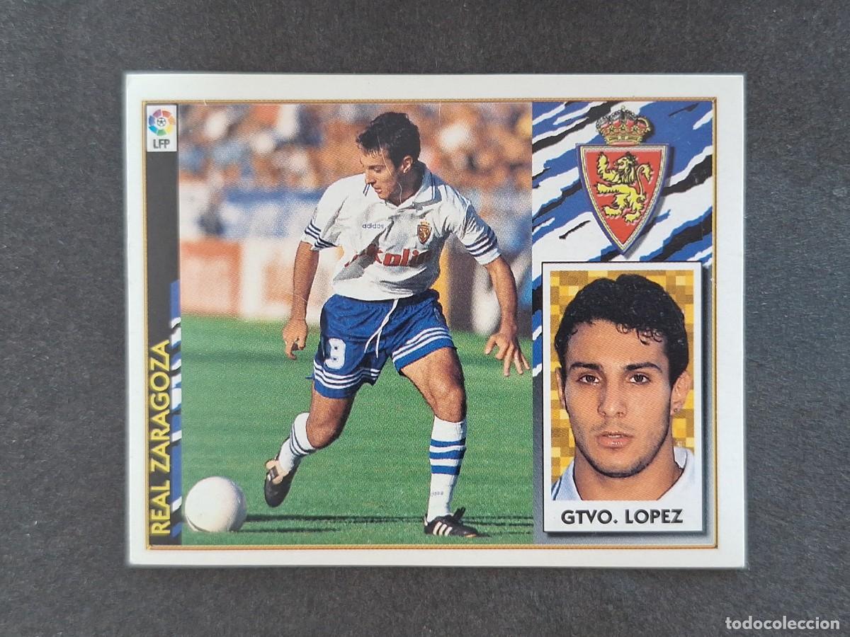 Cartes &agrave; collectionner de Football: L4 GUSTAVO LOPEZ REAL ZARAGOZA LIGA ESTE 1997 1998 97 98 NUNCA PEGADO SIN PEGAR