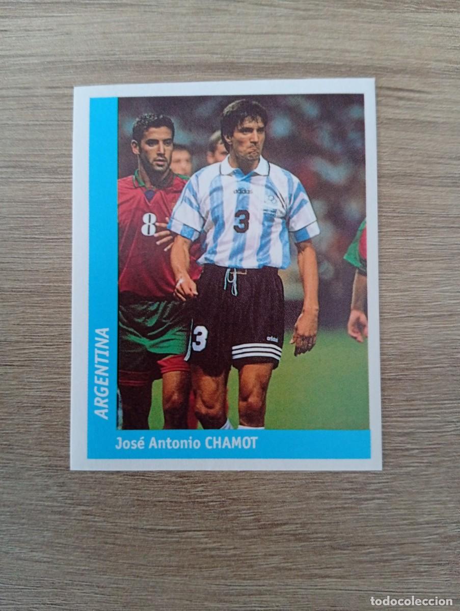 Cartes &agrave; collectionner de Football: JOSE ANTONIO CHAMOT 330 ARGENTINA PANINI DS MUNDIAL WORLD CUP FRANCE 98 FRANCIA 1998 SIN PEGAR