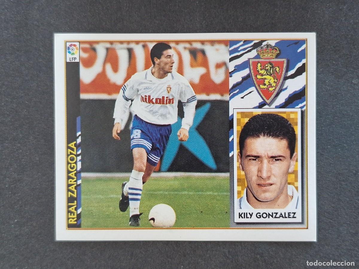 Cartes &agrave; collectionner de Football: L4 KILY GONZALEZ REAL ZARAGOZA LIGA ESTE 1997 1998 97 98 NUNCA PEGADO SIN PEGAR