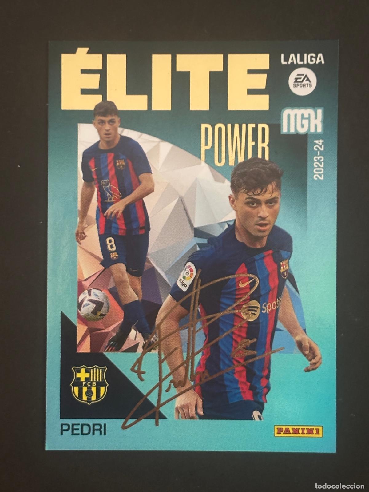 Football Stickers: 13P PEDRI BARCELONA &Eacute;LITE POWER MEGACRACKS MGK 23-24 2023-2024 PANINI LIGA