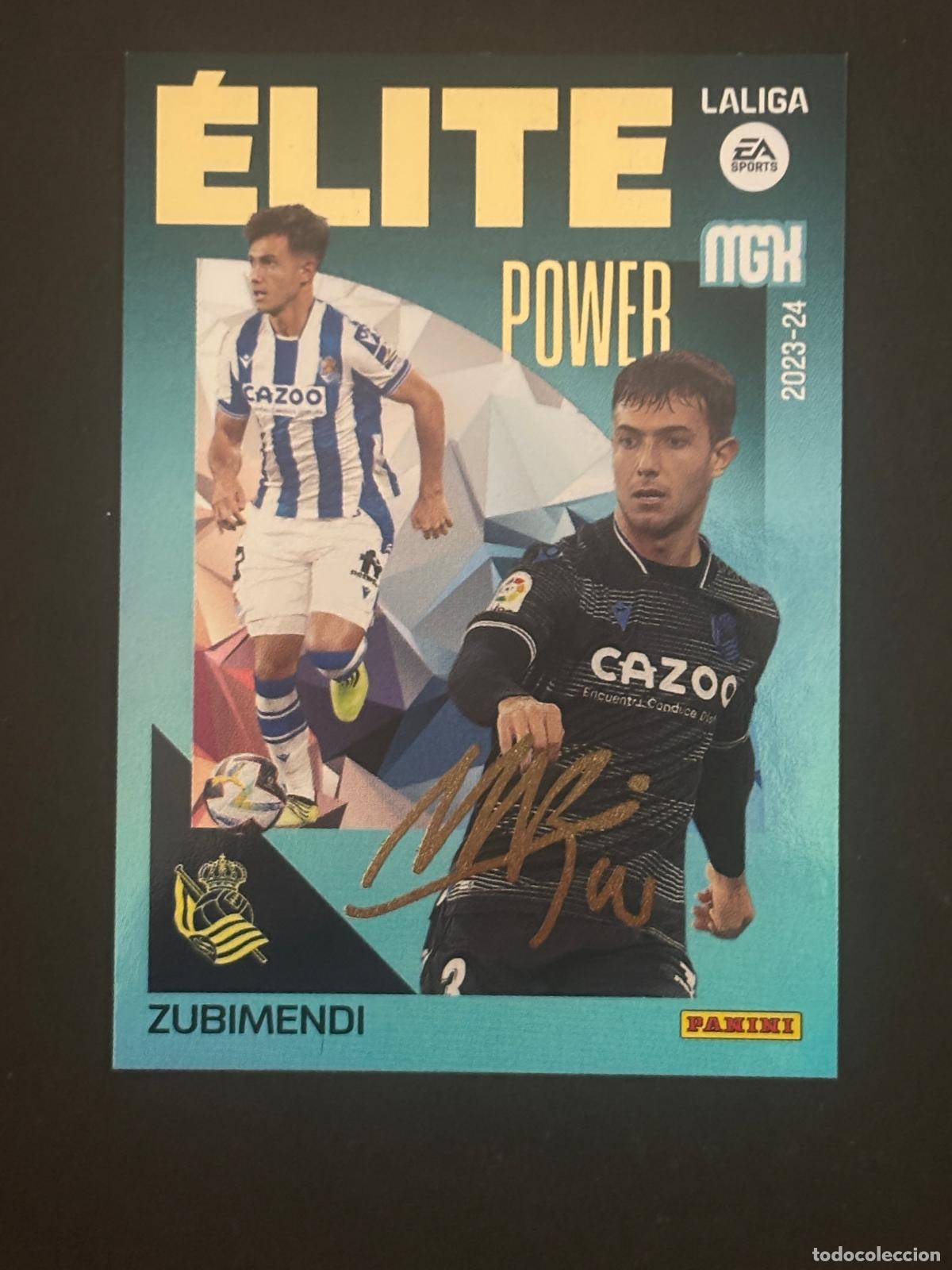 Cromos de f&uacute;tbol: 18P ZUBIMENDI REAL SOCIEDAD &Eacute;LITE POWER MEGACRACKS MGK 23-24 2023-2024 PANINI LIGA