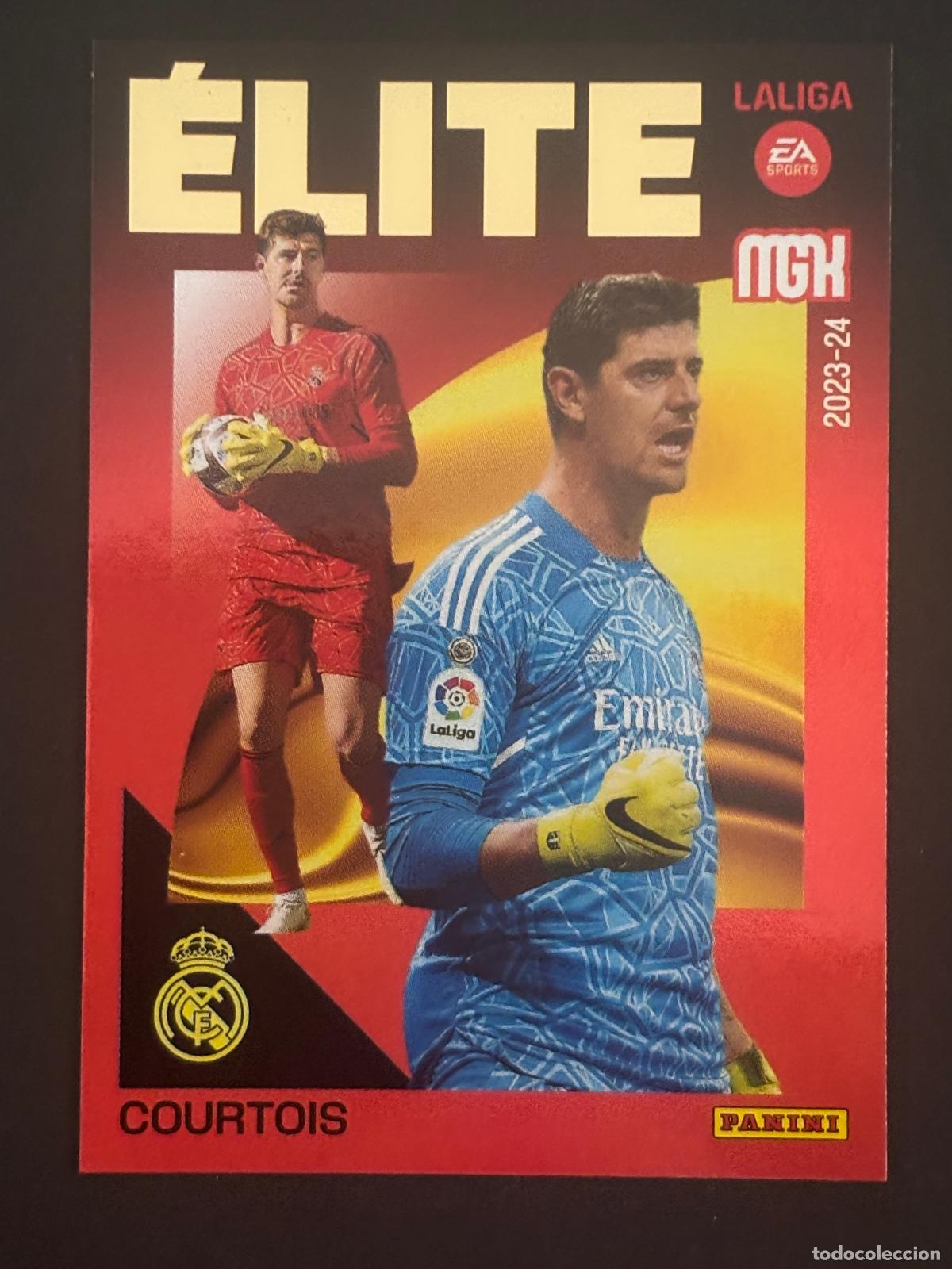 Cromos de f&uacute;tbol: 2 COURTOIS REAL MADRID &Eacute;LITE MEGACRACKS MGK 23-24 2023-2024 PANINI LIGA