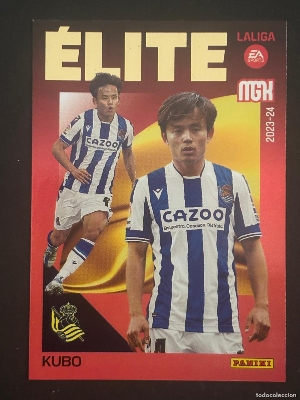 Cromos de f&uacute;tbol: 8 KUBO REAL SOCIEDAD &Eacute;LITE MEGACRACKS MGK 23-24 2023-2024 PANINI LIGA
