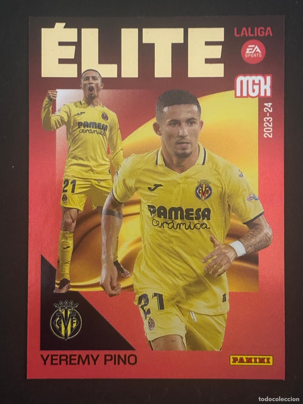 Cromos de f&uacute;tbol: 17 YEREMY PINO VILLARREAL &Eacute;LITE MEGACRACKS MGK 23-24 2023-2024 PANINI LIGA