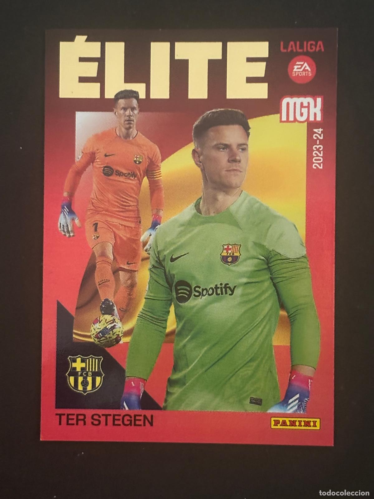 Cromos de f&uacute;tbol: 14 TER STEGEN BARCELONA &Eacute;LITE MEGACRACKS MGK 23-24 2023-2024 PANINI LIGA