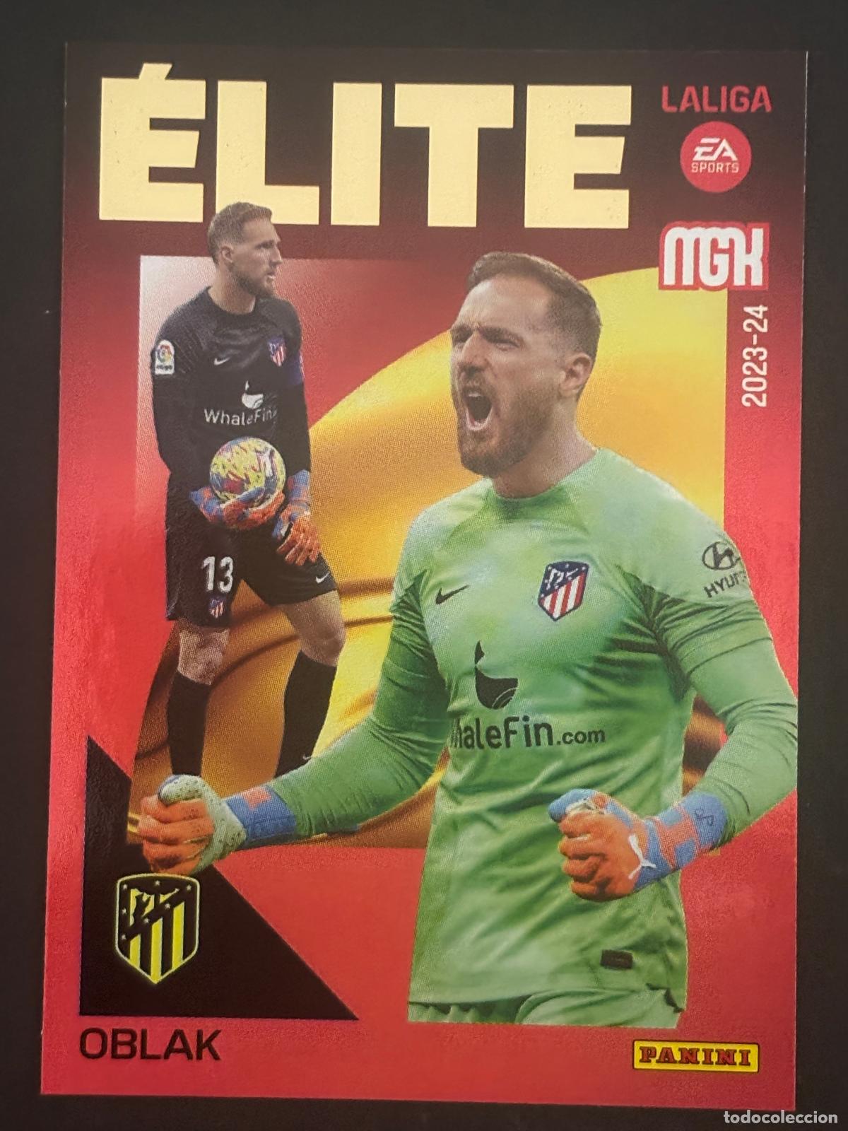 Cromos de f&uacute;tbol: 12 OBLAK AT MADRID &Eacute;LITE MEGACRACKS MGK 23-24 2023-2024 PANINI LIGA