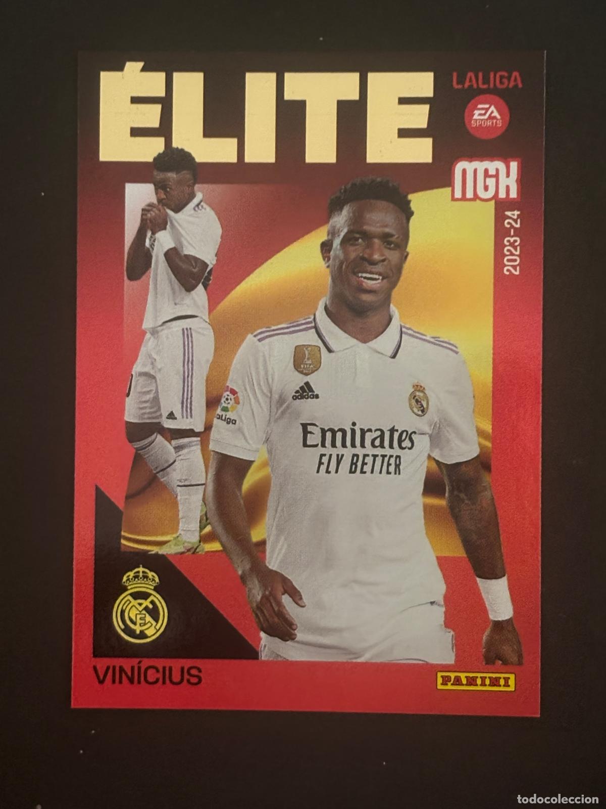 Cromos de f&uacute;tbol: 16 VIN&Iacute;CIUS REAL MADRID &Eacute;LITE MEGACRACKS MGK 23-24 2023-2024 PANINI LIGA