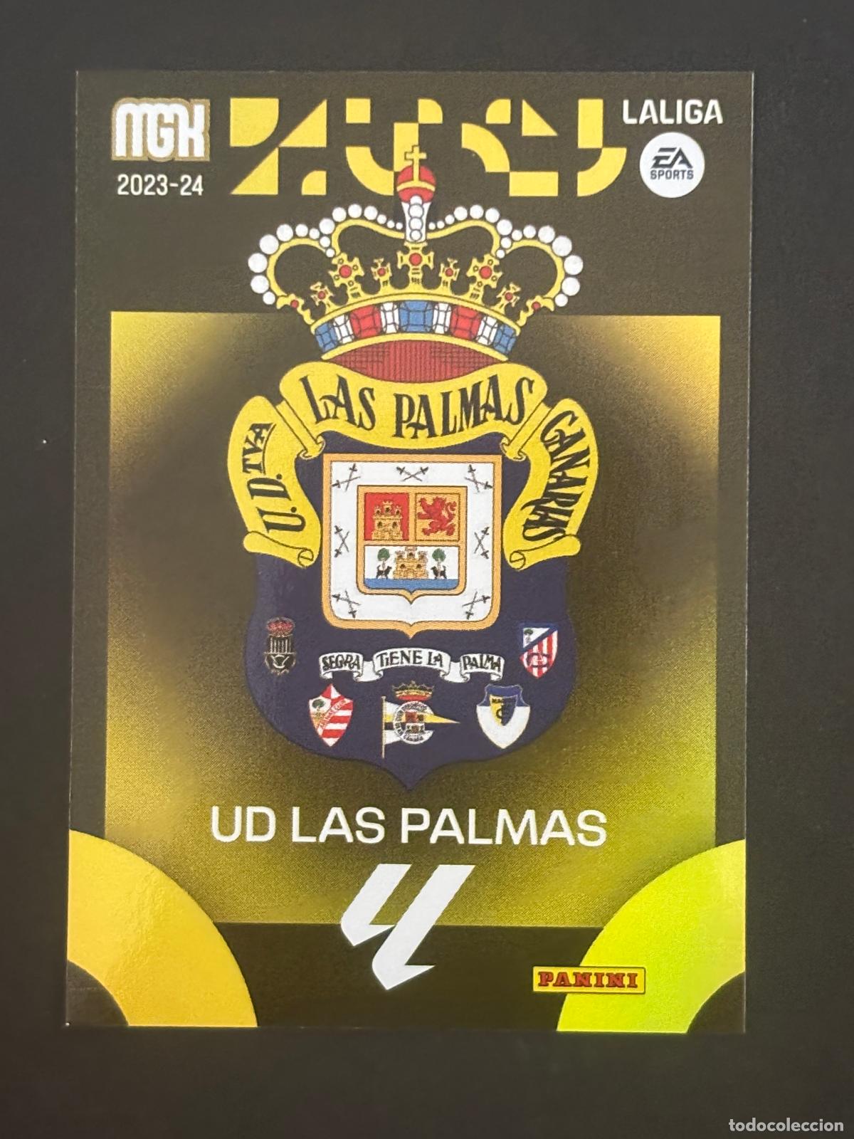Cromos de Futebol: 217 ESCUDO LAS PALMAS MEGACRACKS MGK 23-24 2023-2024 PANINI LIGA