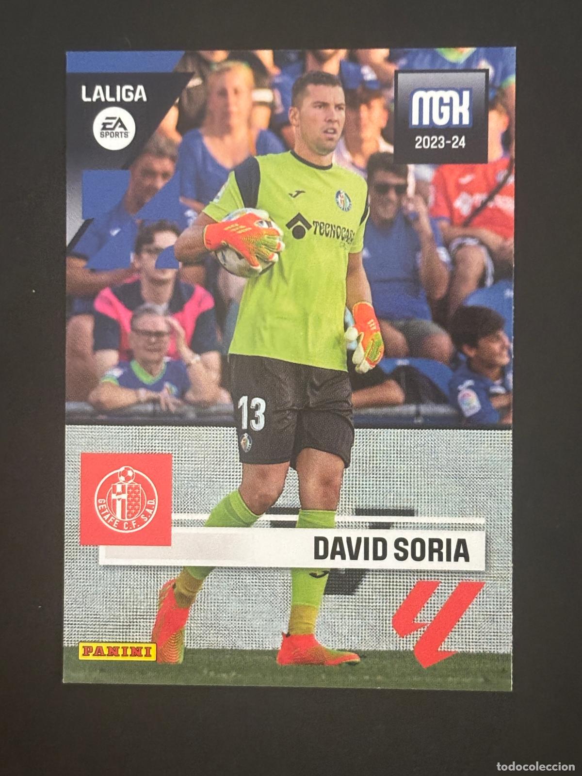 Cromos de Futebol: 164 DAVID SORIA GETAFE MEGACRACKS MGK 23-24 2023-2024 PANINI LIGA