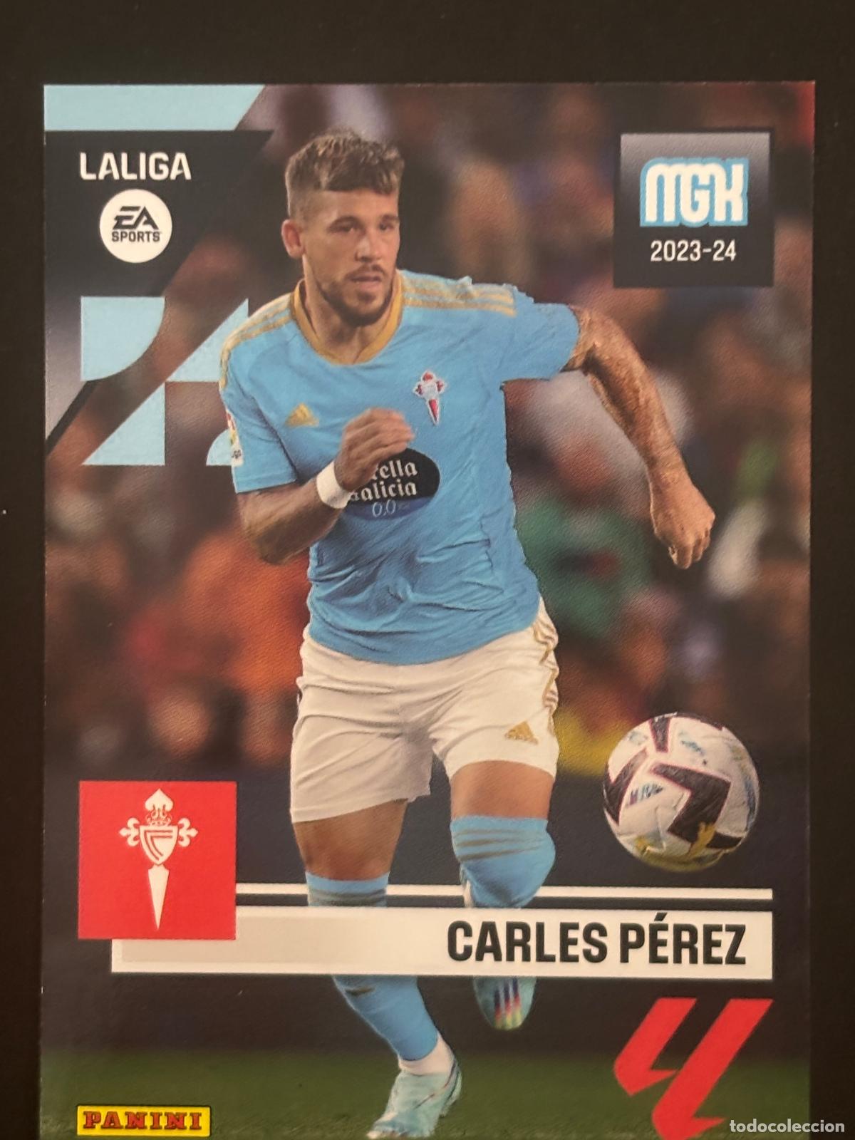 Cromos de Futebol: 158 CARLES P&Eacute;REZ CELTA MEGACRACKS MGK 23-24 2023-2024 PANINI LIGA