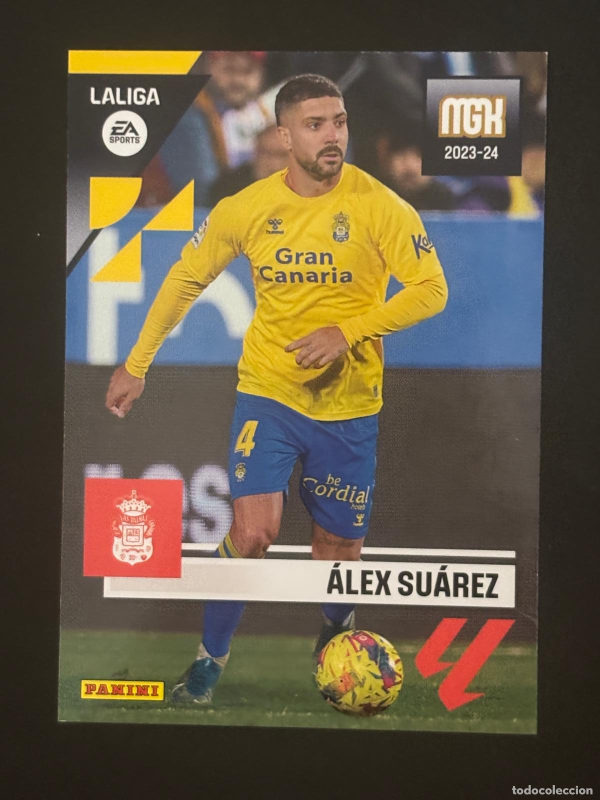 Cromos de Futebol: 222 &Aacute;LEX SU&Aacute;REZ LAS PALMAS MEGACRACKS MGK 23-24 2023-2024 PANINI LIGA