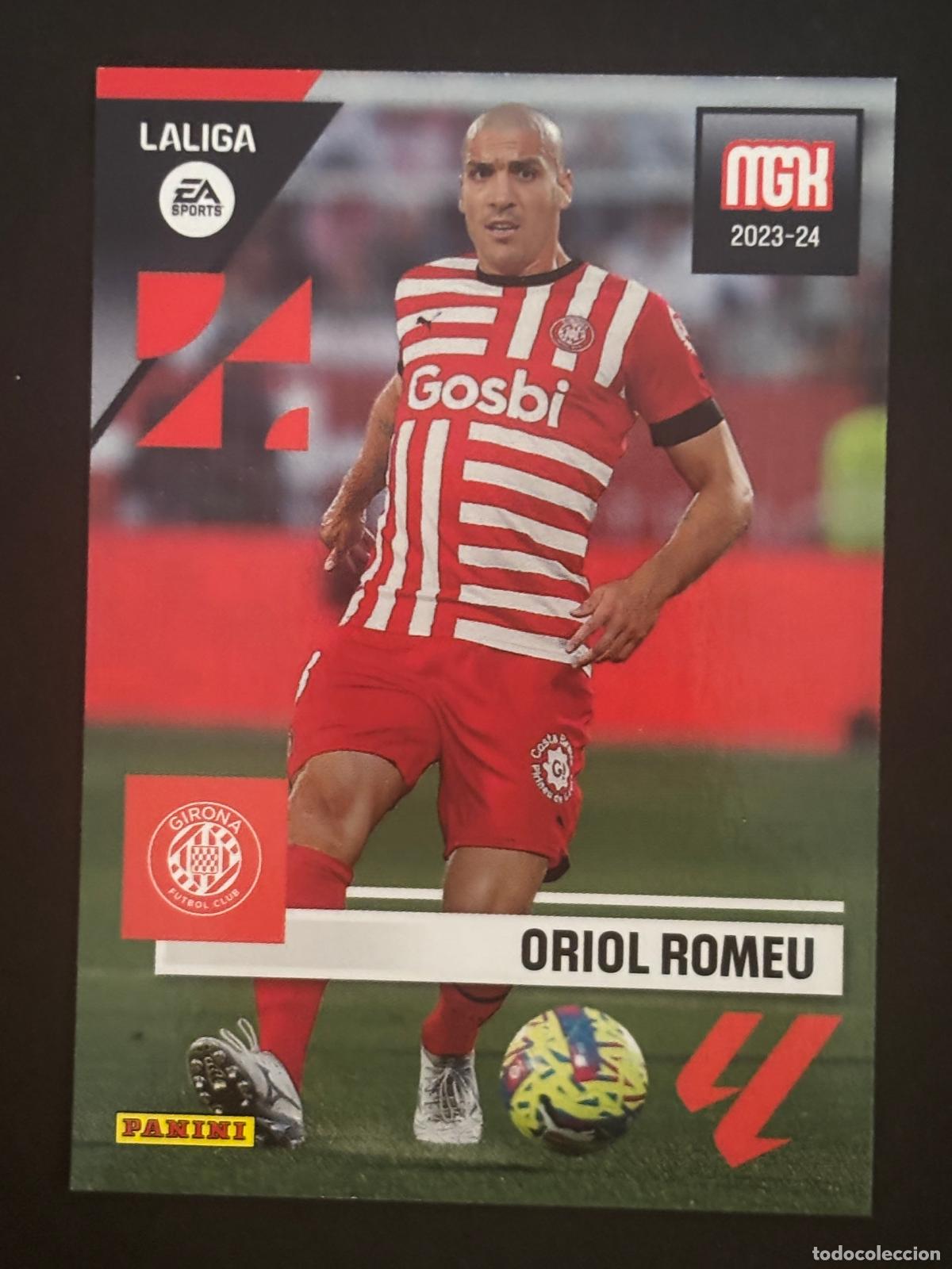 Cromos de Futebol: 190 ORIOL ROMEU GIRONA MEGACRACKS MGK 23-24 2023-2024 PANINI LIGA