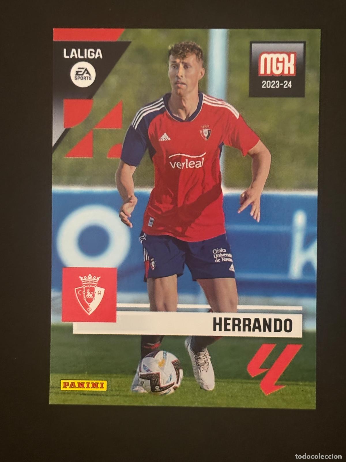 Cromos de Futebol: 276 HERRANDO OSASUNA MEGACRACKS MGK 23-24 2023-2024 PANINI LIGA