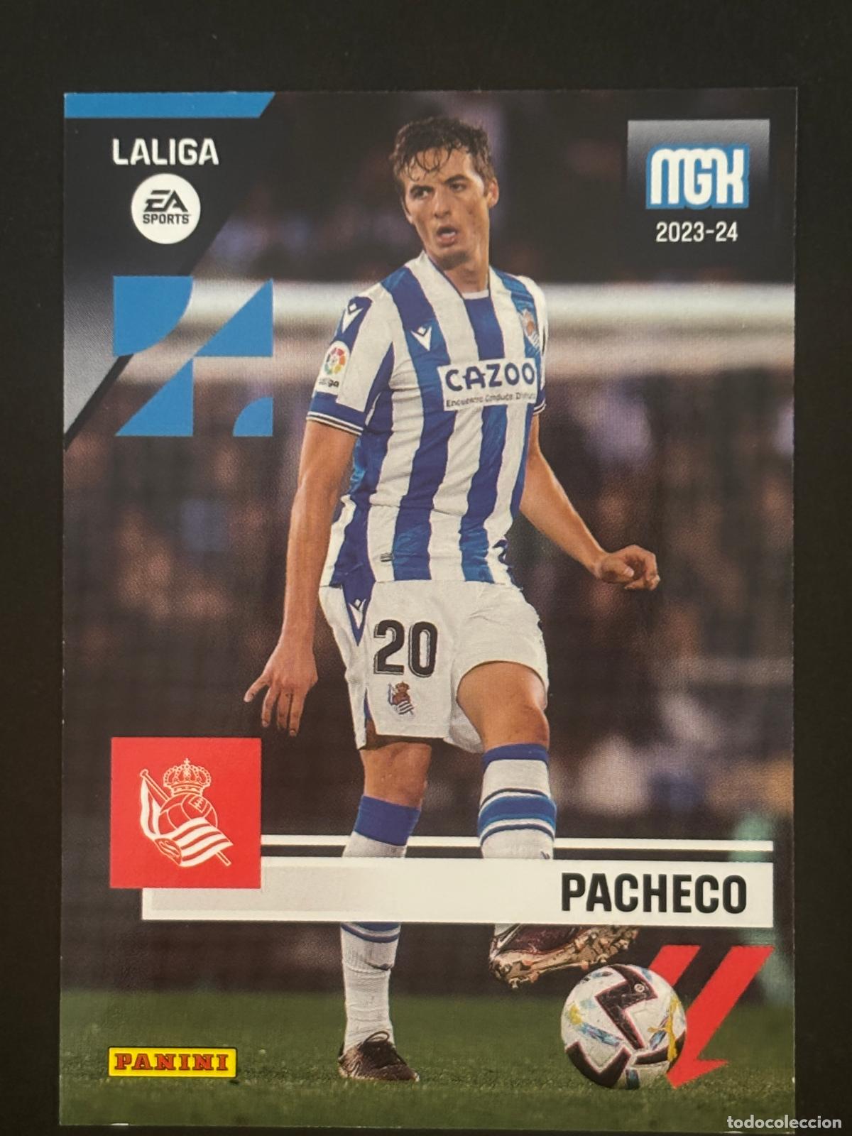 Fu&szlig;ball-Sticker: 313 PACHECO REAL SOCIEDAD MEGACRACKS MGK 23-24 2023-2024 PANINI LIGA