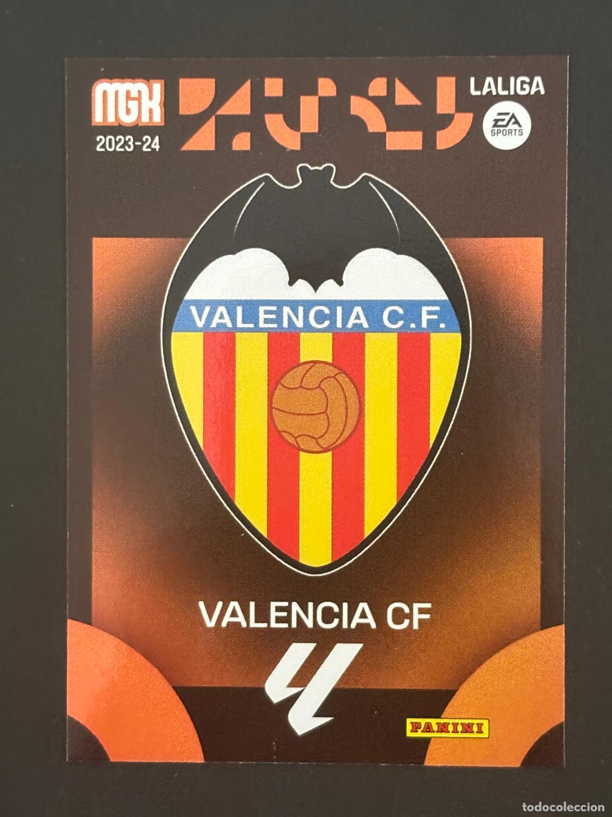 Fu&szlig;ball-Sticker: 343 ESCUDO VALENCIA MEGACRACKS MGK 23-24 2023-2024 PANINI LIGA