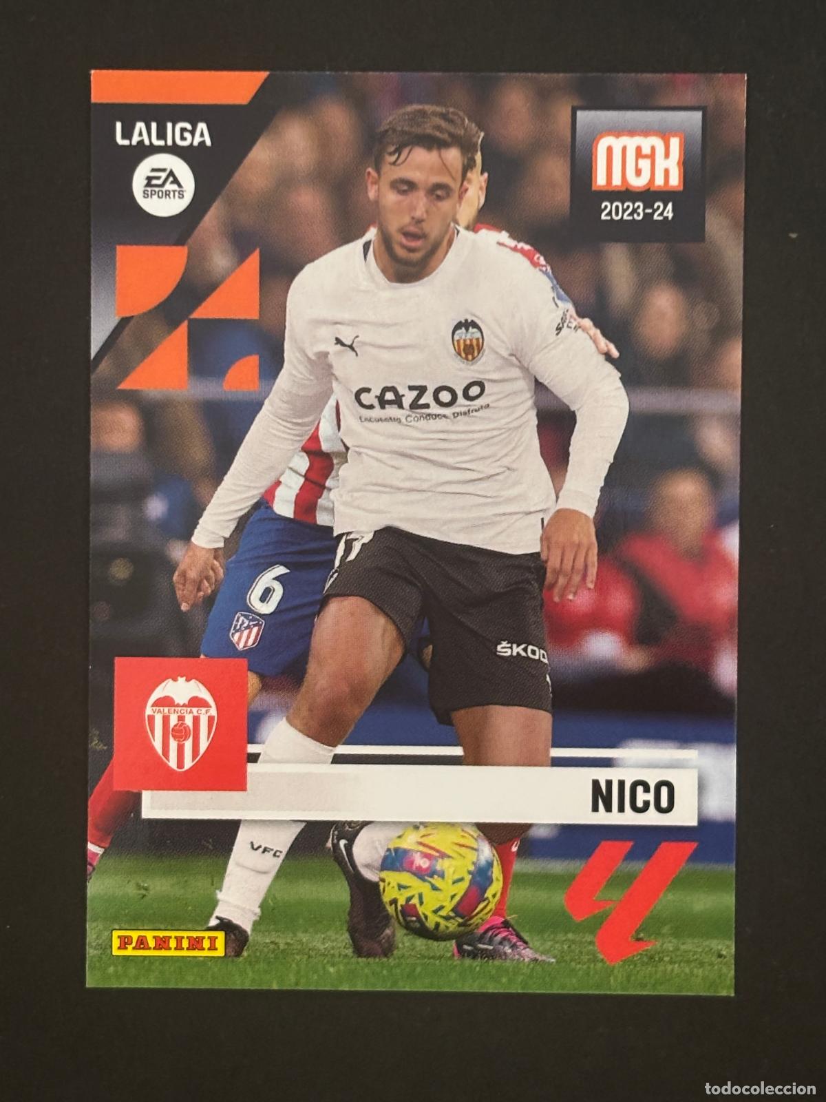 Fu&szlig;ball-Sticker: 355 NICO VALENCIA MEGACRACKS MGK 23-24 2023-2024 PANINI LIGA