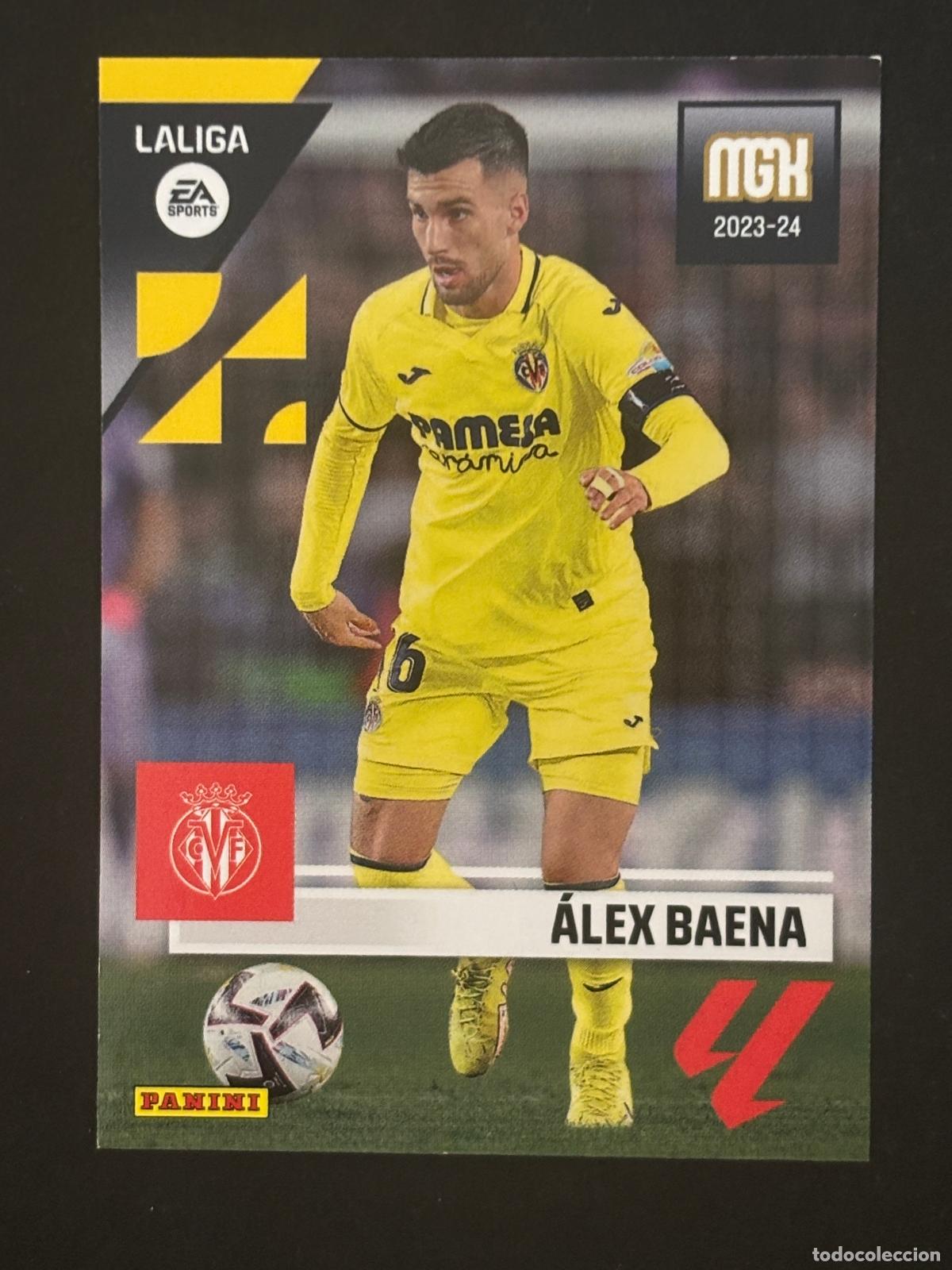 Fu&szlig;ball-Sticker: 374 &Aacute;LEX BAENA VILLARREAL MEGACRACKS MGK 23-24 2023-2024 PANINI LIGA