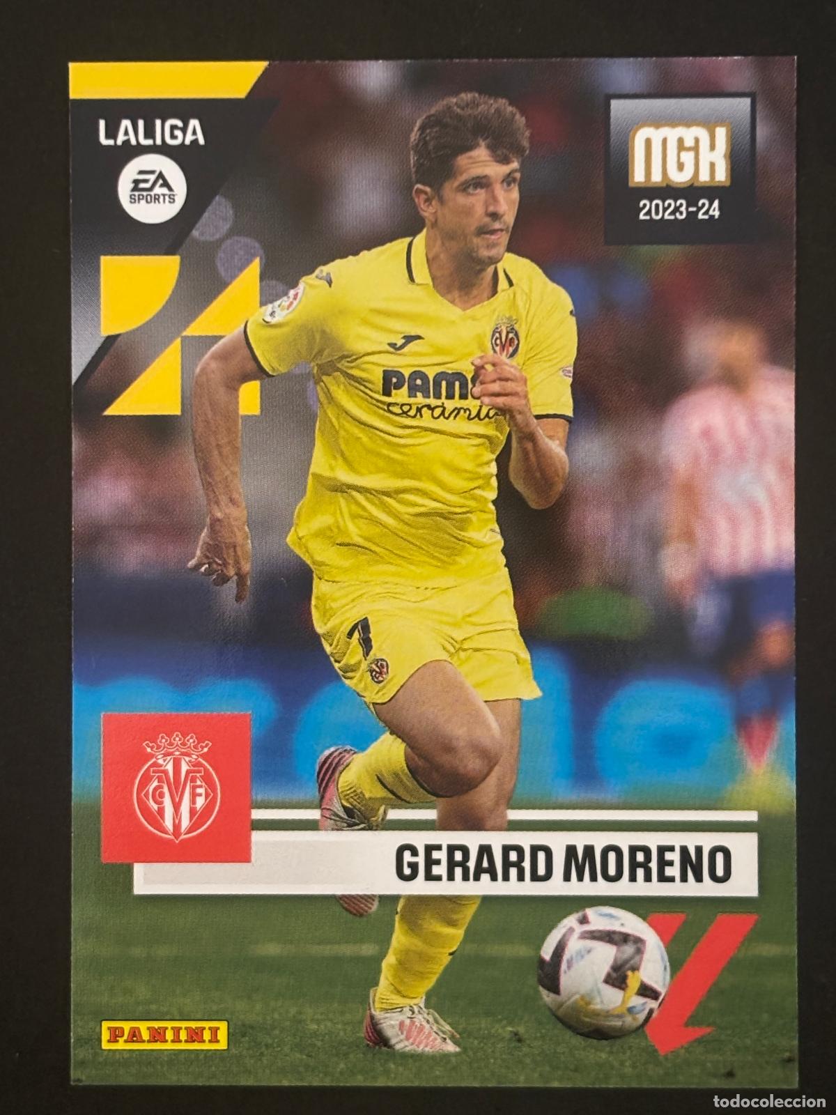 Fu&szlig;ball-Sticker: 377 GERARD MORENO VILLARREAL MEGACRACKS MGK 23-24 2023-2024 PANINI LIGA
