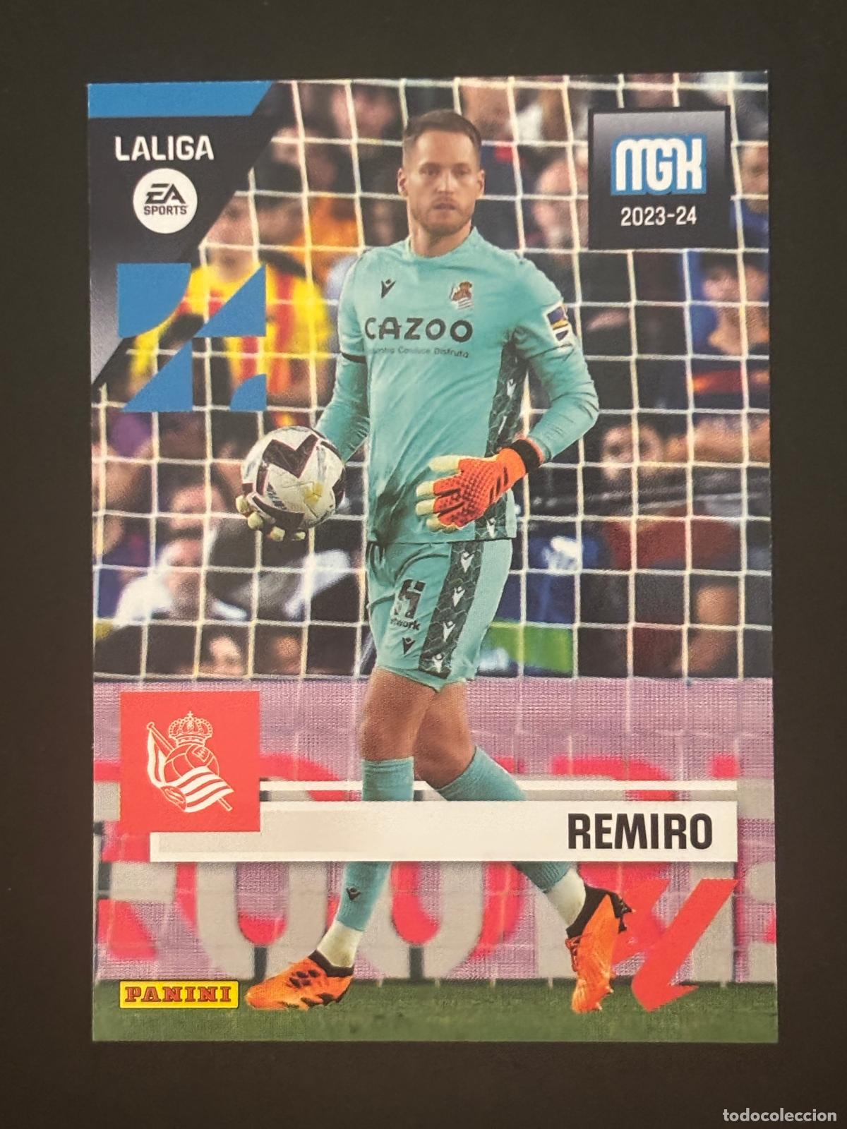 Fu&szlig;ball-Sticker: 308 REMIRO REAL SOCIEDAD MEGACRACKS MGK 23-24 2023-2024 PANINI LIGA