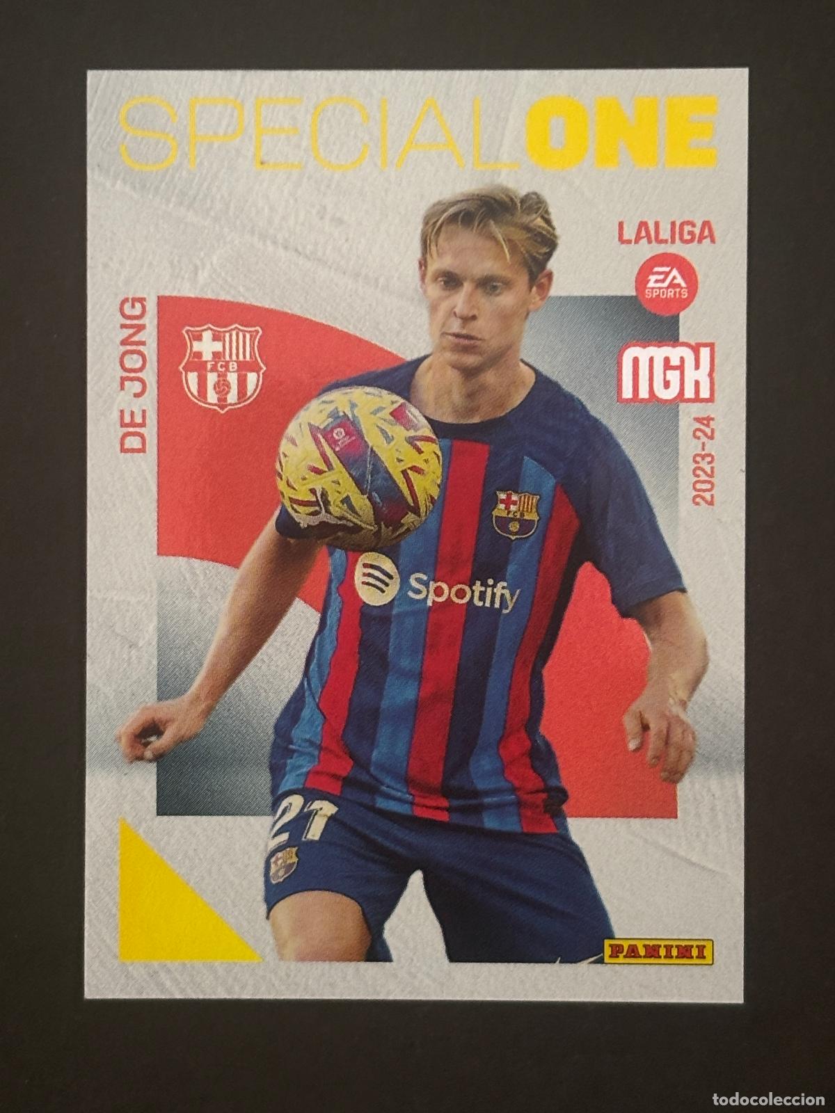 Football Stickers: 389 DE JONG BARCELONA SPECIAL ONE MEGACRACKS MGK 23-24 2023-2024 PANINI LIGA