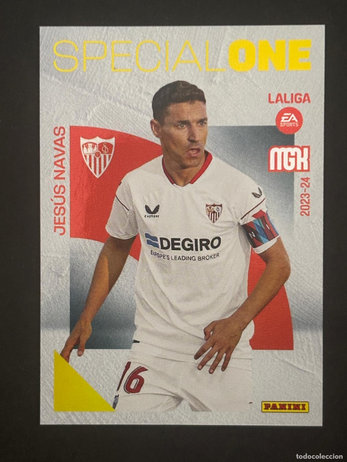 Football Stickers: 394 JES&Uacute;S NAVAS SEVILLA SPECIAL ONE MEGACRACKS MGK 23-24 2023-2024 PANINI LIGA