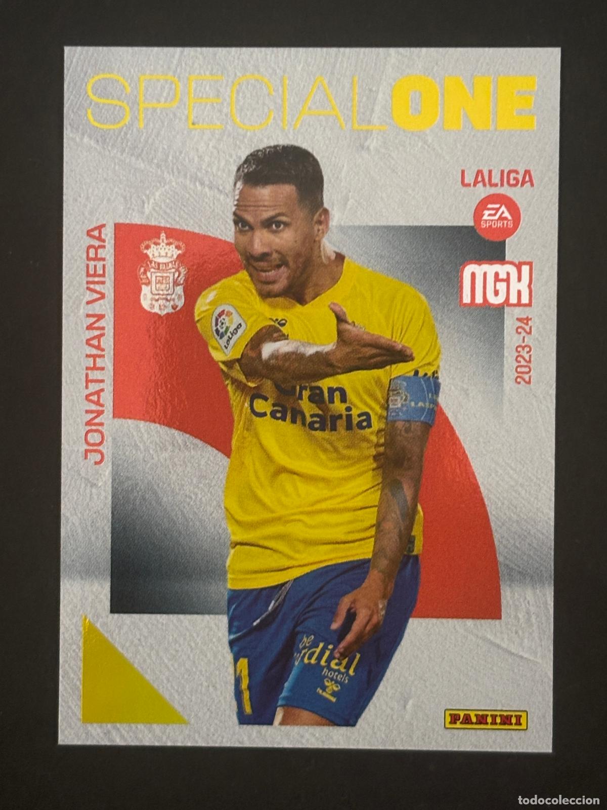 Football Stickers: 395 JONATHAN VIERA LAS PALMAS SPECIAL ONE MEGACRACKS MGK 23-24 2023-2024 PANINI LIGA