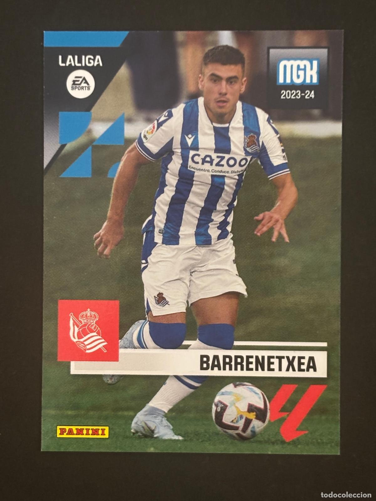 Football Stickers: 322 BARRENETXEA REAL SOCIEDAD MEGACRACKS MGK 23-24 2023-2024 PANINI LIGA
