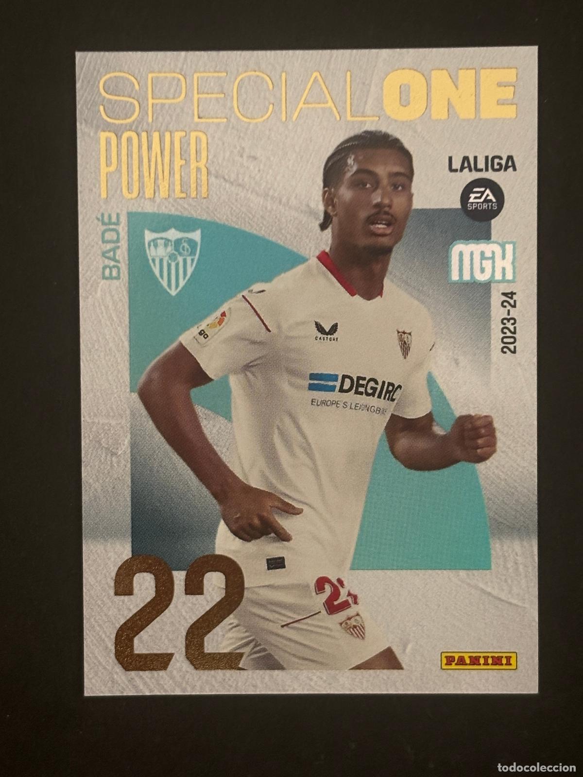 Football Stickers: 384P BAD&Eacute; SEVILLA SPECIAL ONE POWER MEGACRACKS MGK 23-24 2023-2024 PANINI LIGA