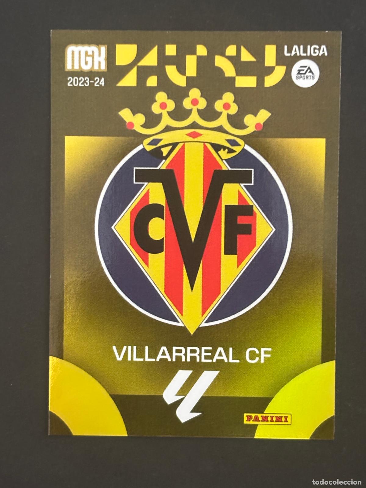 Cromos de f&uacute;tbol: 361 ESCUDO VILLARREAL MEGACRACKS MGK 23-24 2023-2024 PANINI LIGA