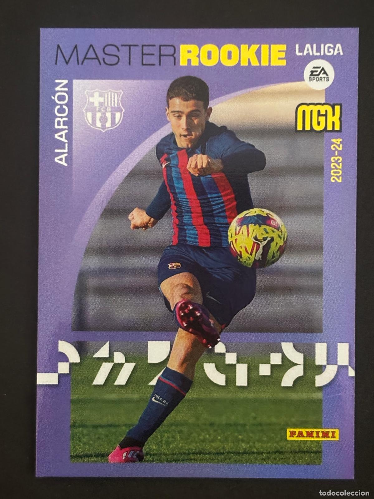 Cromos de f&uacute;tbol: 407 ALARC&Oacute;N BARCELONA MASTER ROOKIE MEGACRACKS MGK 23-24 2023-2024 PANINI LIGA