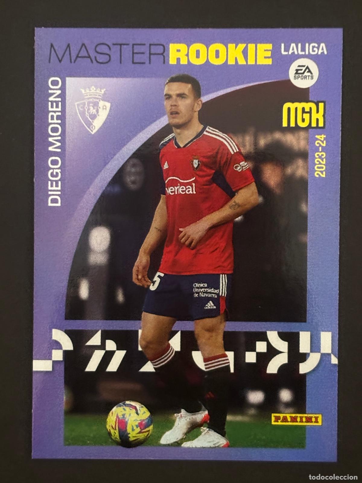 Football Stickers: 416 DIEGO MORENO OSASUNA MASTER ROOKIE MEGACRACKS MGK 23-24 2023-2024 PANINI LIGA