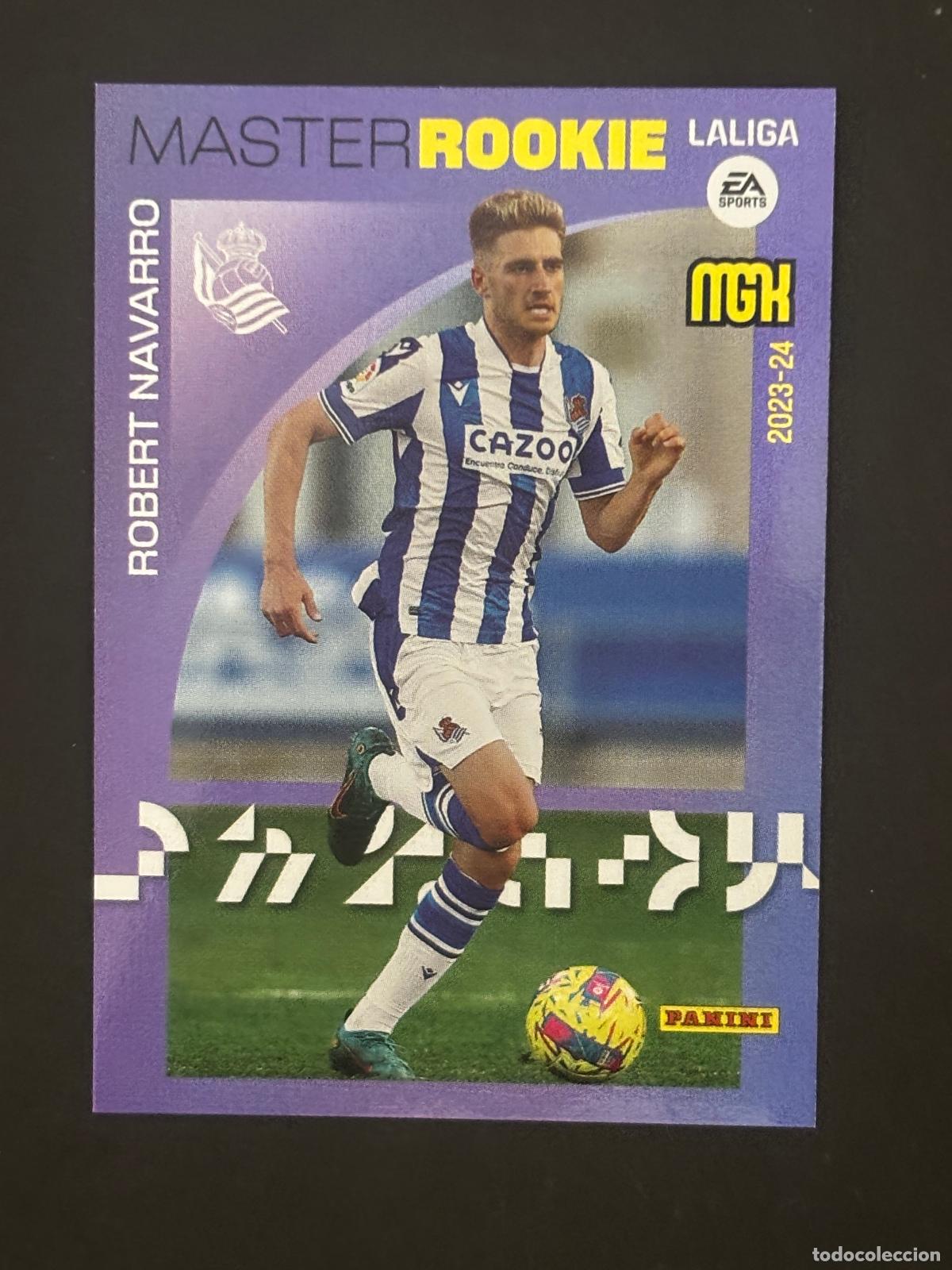 Football Stickers: 431 ROBERT NAVARRO REAL SOCIEDAD MASTER ROOKIE MEGACRACKS MGK 23-24 2023-2024 PANINI LIGA
