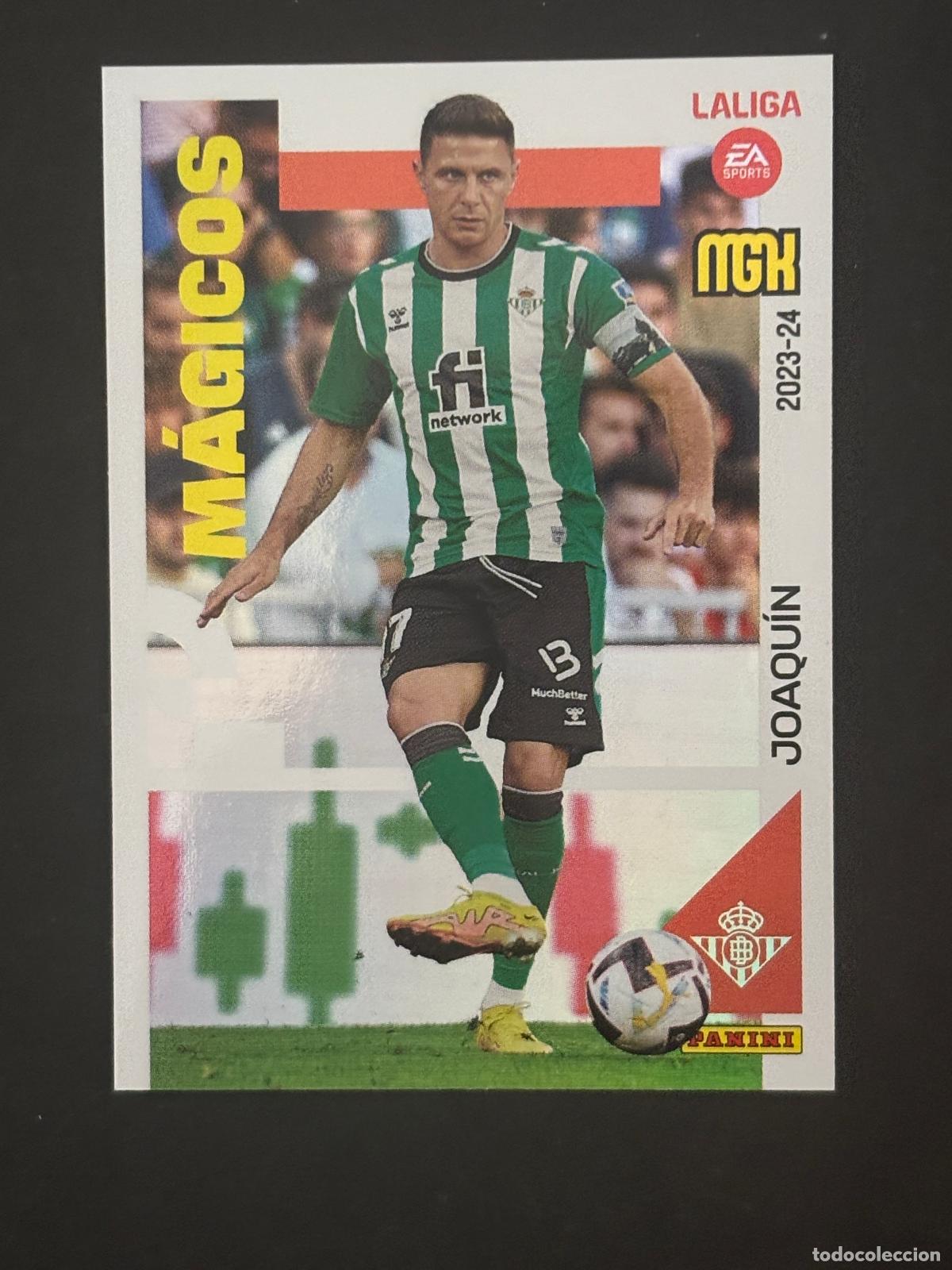 Football Stickers: 437 JOAQU&Iacute;N BETIS M&Aacute;GICO MEGACRACKS MGK 23-24 2023-2024 PANINI LIGA