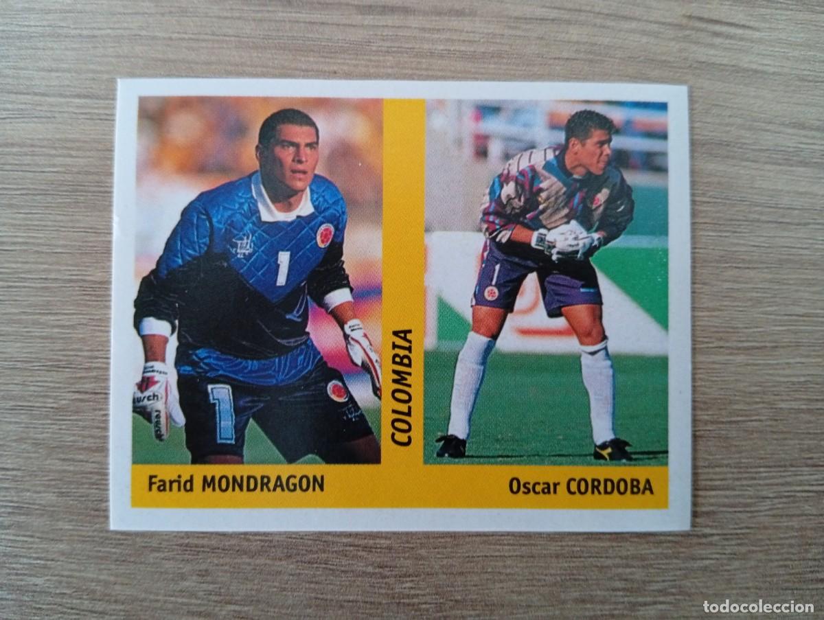 Cartes &agrave; collectionner de Football: MONDRAGON CORDOBA 313 COLOMBIA PANINI DS MUNDIAL WORLD CUP FRANCE 98 FRANCIA 1998 SIN PEGAR