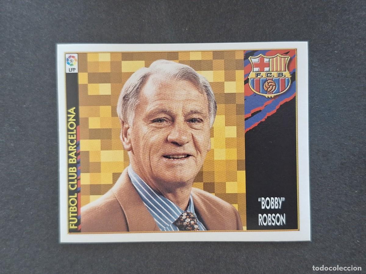 Cartes &agrave; collectionner de Football: L4 BOBBY ROBSON ENTRENADOR F. C. BARCELONA LIGA ESTE 1997 1998 97 98 NUNCA PEGADO SIN PEGAR