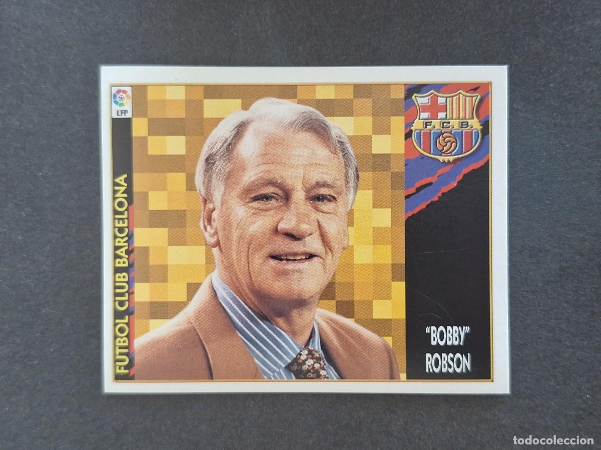 Cartes &agrave; collectionner de Football: L4 BOBBY ROBSON ENTRENADOR F. C. BARCELONA LIGA ESTE 1997 1998 97 98 NUNCA PEGADO SIN PEGAR