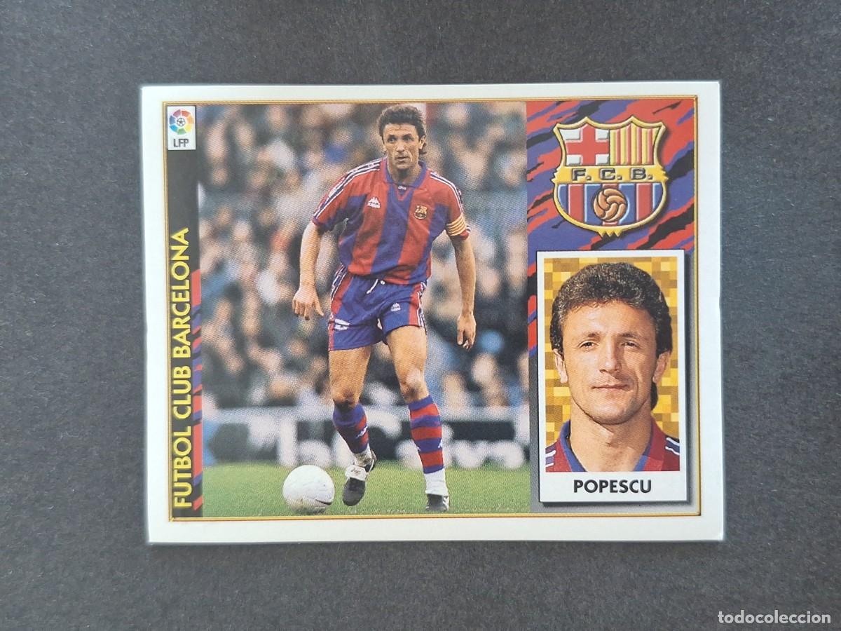 Cartes &agrave; collectionner de Football: L4 POPESCU F. C. BARCELONA LIGA ESTE 1997 1998 97 98 NUNCA PEGADO SIN PEGAR