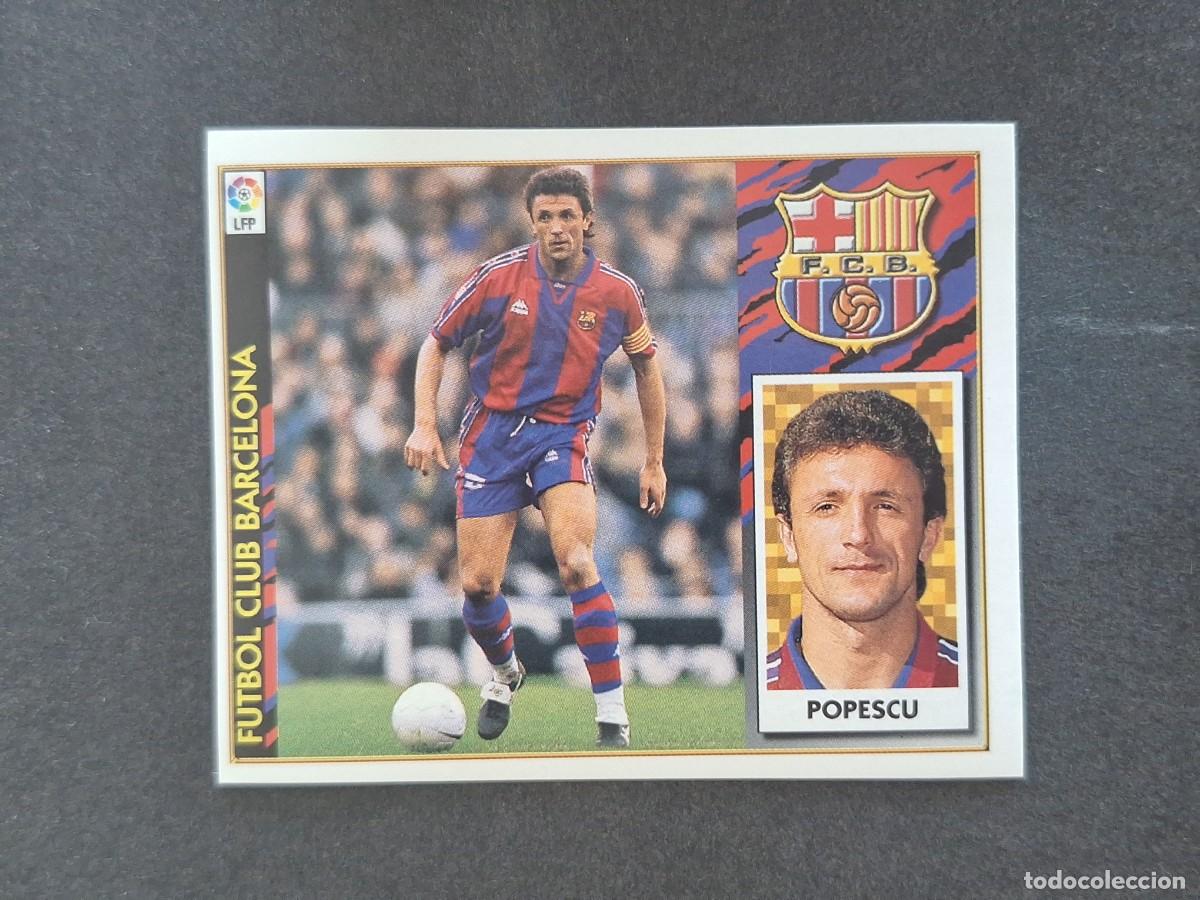 Cartes &agrave; collectionner de Football: L4 POPESCU F. C. BARCELONA LIGA ESTE 1997 1998 97 98 NUNCA PEGADO SIN PEGAR
